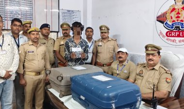जीआरपी ने एक लाख रुपये की कोडीन सिरप के साथ तस्कर काे किया गिरफ्तार, 477 शीशियां बरामद