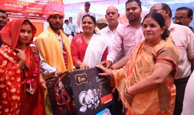 मुख्यमंत्री सामूहिक विवाह योजना के तहत 92 जोड़े विवाह बंधन में बंधे