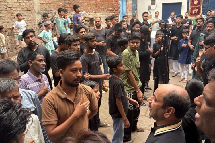 चौथी मोहर्रम : वाराणसी शहर में अकीदत के साथ निकले तीन मातमी जुलूस
