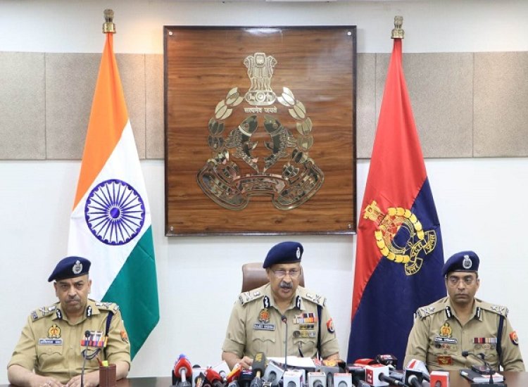 UP पुलिस महानिदेशक ने एक साल में किए कार्यों की गिनाई उपलब्धियां