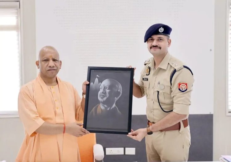 मुख्यमंत्री योगी आदित्यनाथ ने औरैया एसपी अभिषेक भारती की सराहना की, कानून व्यवस्था बनाए रखने के दिए निर्देश