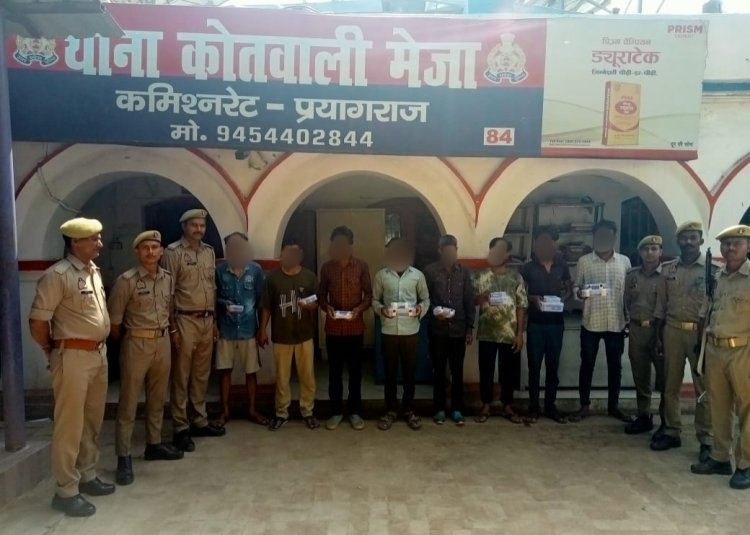 अंतरजनपदीय पशु चोरी करने वाले गिरोह का खुलासा, आठ आरोपित गिरफ्तार