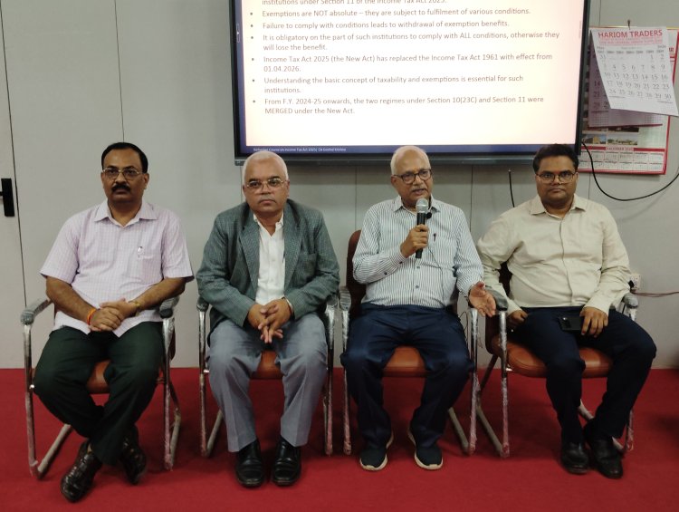 इनकम टैक्स एक्ट-2025 की सही समझ से ट्रस्ट और संस्थाएं बेहतर अनुपालन कर सकेंगी : नितिन ओमर