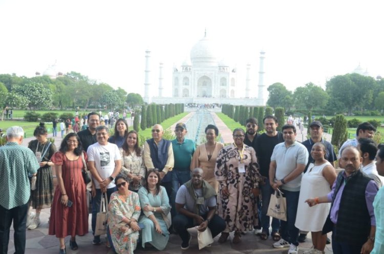 ब्रिक्स-इंडिया 2026'- ब्रिक्स प्रतिनिधियों ने निहारा ताज, खूबसूरती को देख हुए मंत्रमुग्ध