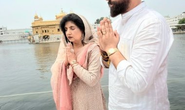 केंद्रीय मंत्री चिराग पासवान ने श्री हरिमंदिर साहिब में टेका माथा