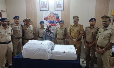 कानपुर सेंट्रल स्टेशन पर 34.49 किलो गांजा बरामद, महिला तस्कर गिरफ्तार