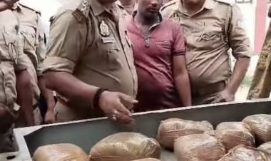 उड़ीसा से चंदौली जा रहा तीस लाख का गांजा वाराणसी में जब्त, दो गिरफ्तार