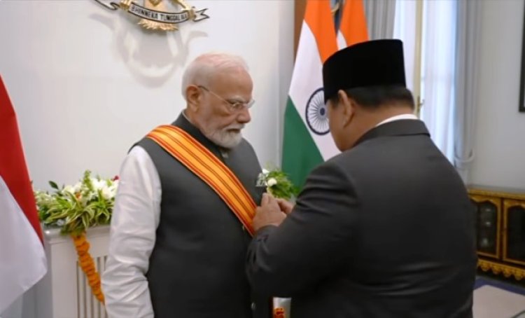 प्रधानमंत्री मोदी इंडोनेशिया के सर्वोच्च नागरिक सम्मान से सम्मानित