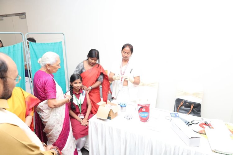 एचपीवी टीकाकरण सर्वाइकल कैंसर से सुरक्षा का मजबूत सामाजिक कवच: आनंदीबेन पटेल