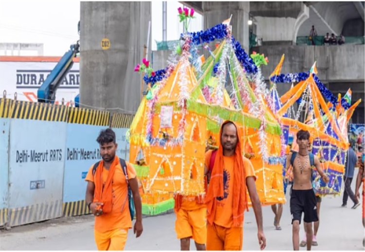 उत्तर प्रदेश में कांवड यात्रा का उत्साह, कांवड़ यात्रा मार्ग पर उमड़े शिव भक्त
