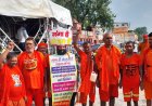 विश्व प्रसिद्ध संगम के दशाश्वमेध घाट की व्यवस्थाओं से अभिभूत हुए कांवड़िए