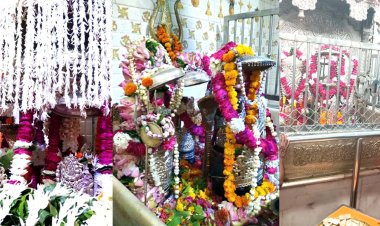 चित्रकूट के राजाधिराज मत गजेंद्र नाथ के जलाभिषेक को उमडे़ शिव भक्त