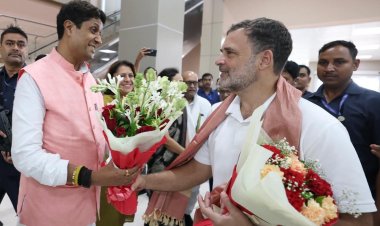स्वराज भवन पहुंचे कांग्रेस सांसद राहुल गांधी, शाम को छात्रों से करेंगे संवाद