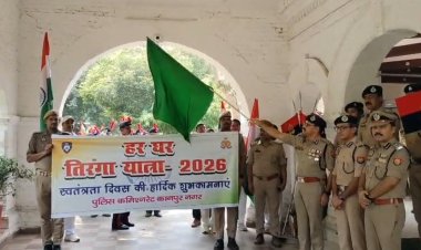 देशभक्ति और राष्ट्रीय एकता की भावना मजबूत करने के लिए निकाली तिरंगा यात्रा : दिनेश त्रिपाठी