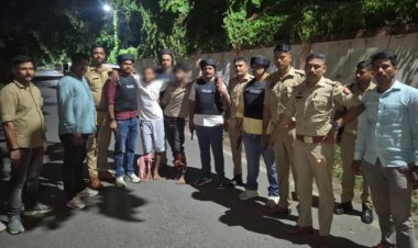 चेन स्नेचिंग के दो आरोपित पुलिस मुठभेड़ में गिरफ्तार, आरक्षी घायल
