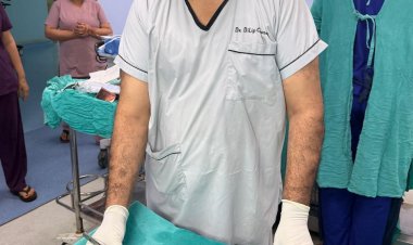 प्रयागराज के एसआरएन अस्पताल में जटिल ऑपरेशन से किडनी से निकालीं 37 पथरियां