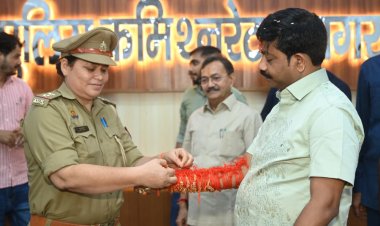 प्रयागराज में नन्दी के साथ बहनों ने मनाया रक्षाबंधन, 1,500 से ज्यादा महिलाओं ने बांधी राखी