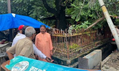 महापौर ने सीवर, नाला, जल निकासी और सड़क मरम्मत कार्यों का किया निरीक्षण