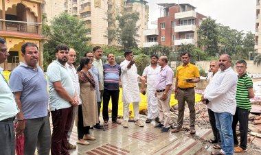 प्रयागराज में स्वामीनारायण मंदिर की इमारत ढही, आसपास के भवनों की होगी तकनीकी जांच; महापौर ने दिए निर्देश