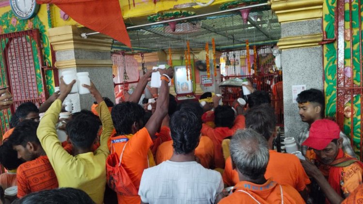 बाबा भदेश्वर नाथ में उमड़ा आस्था का जन सैलाब