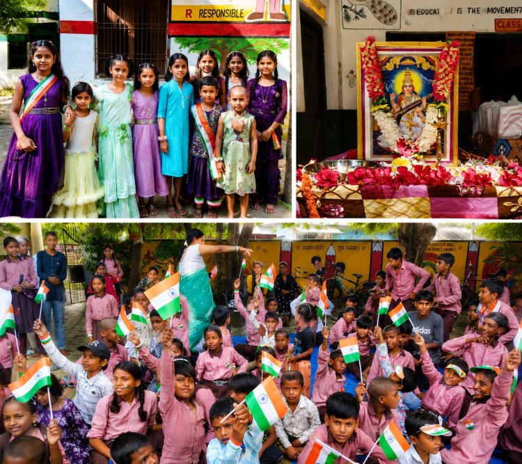परिषदीय विद्यालयों और केजीबीवी में गूंजा ‘भारत माता की जय’