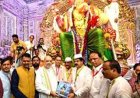 अमित शाह ने परिवार संग किए लालबाग के राजा के दर्शन, फडणवीस-शिंदे समेत कई नेताओं ने किया स्वागत