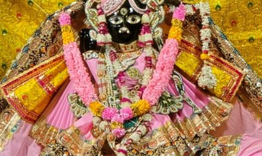 श्रीबांकेबिहारी का होगा राजसी श्रृंगार, लाखों की नग-जड़ित पोशाक; चांदी की आरती से स्वागत