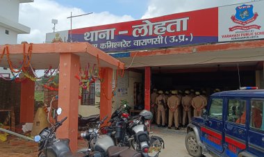 लोहता थाने में पुलिसकर्मियों को फायर सेफ्टी ट्रेनिंग, आग लगने पर बचाव और रेस्क्यू के सिखाए तरीके