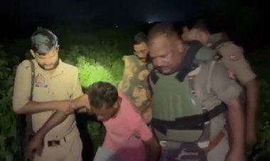 चेन स्नैचिंग के 2 वांछित आरोपी मुठभेड़ में गिरफ्तार, एक के पैर में लगी गोली; तमंचे-चेन बरामद