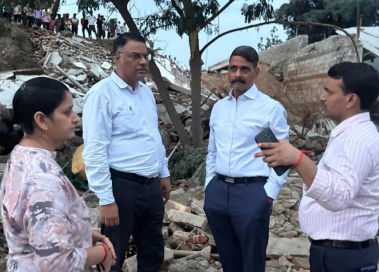 क्रेशर हादसे में 4 मजदूरों की मौत, मालिक समेत 5 नामजद; ब्लास्टिंग के कंपन से कमरा ढहने का आरोप