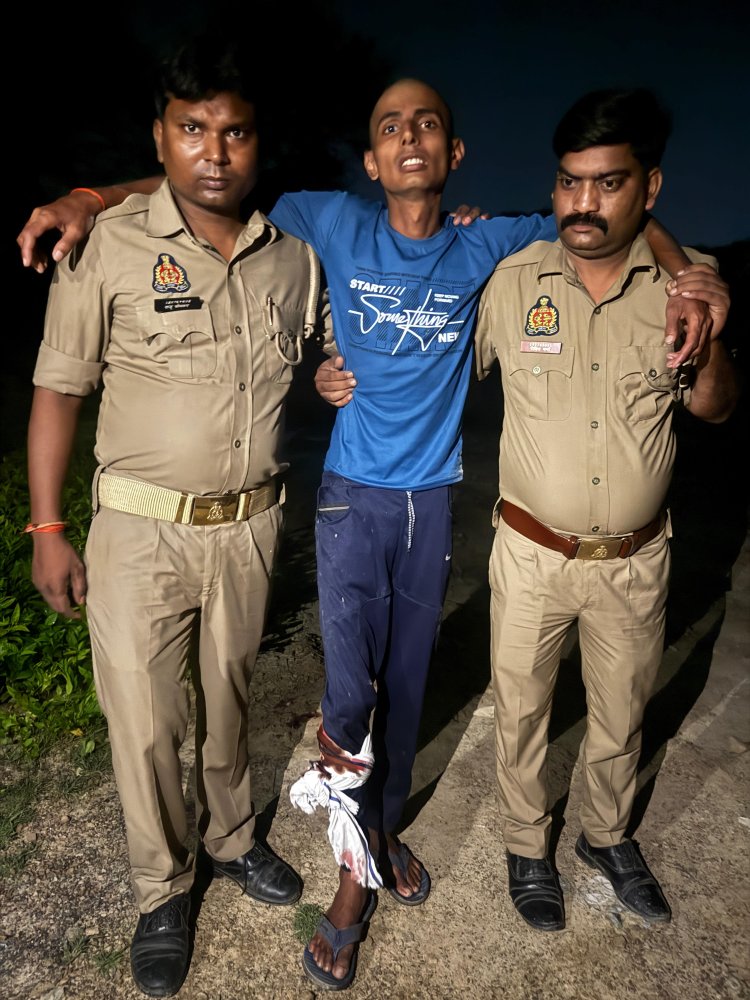 श्रेया उपाध्याय हत्याकांड का मुख्य आरोपी विवेक चौबे मुठभेड़ में गिरफ्तार, पैर में लगी गोली; तमंचा-कारतूस बरामद