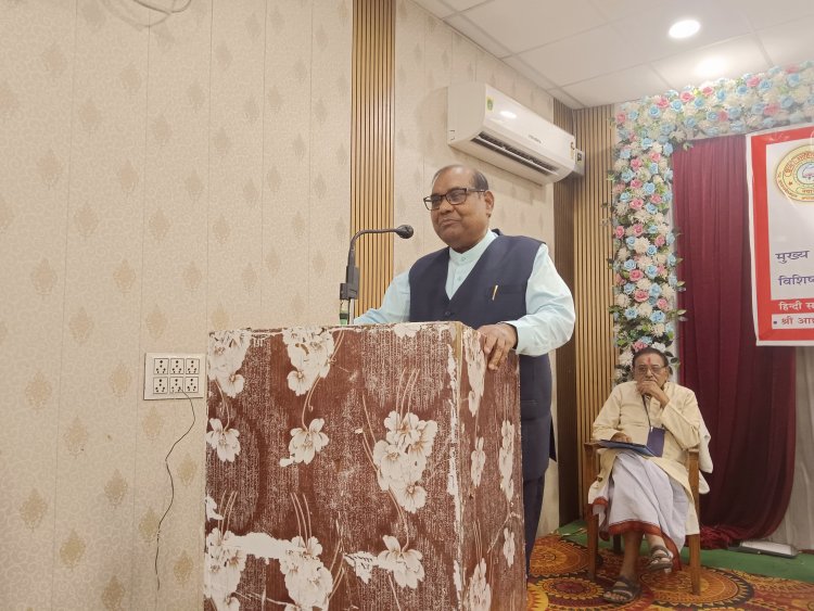 हिंदी दिवस पर प्रो. अभिराज राजेंद्र मिश्र का बड़ा बयान- ‘हिंदी स्वयं राष्ट्र की भाषा के रूप में प्रतिष्ठित होगी’; 5 विद्वानों का सम्मान