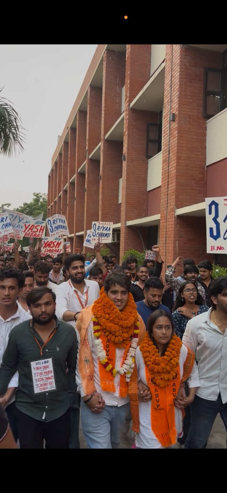 ABVP का NSUI पर बड़ा हमला, आंतरिक कलह और सोशल मीडिया पर भ्रम फैलाने का लगाया आरोप; 7-3-3-3 पैनल पर जोर