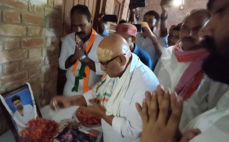 विशाल यादव के परिजनों से मिले कांग्रेस प्रदेश अध्यक्ष अजय राय, पूछा- जौनपुर में ‘बुलडोजर एक्शन’ कब होगा?