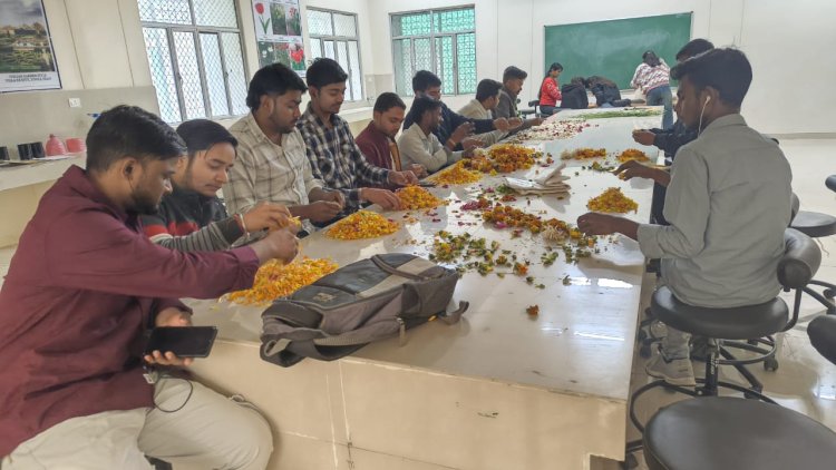 बांदा में उद्यानिकी के छात्र सीख रहे कमाई का हुनर, नर्सरी से उत्पाद बिक्री तक ले रहे प्रैक्टिकल ट्रेनिंग
