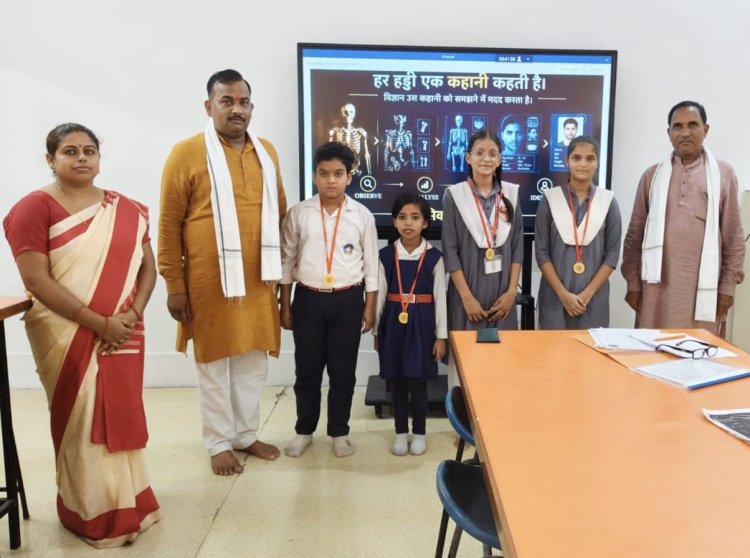 अयोध्या के विज्ञान मेले में शिवदयाल जायसवाल विद्यालय का दबदबा, प्रथम स्थान हासिल कर प्रांतीय स्तर के लिए चयन