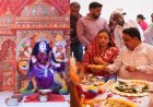 शारदीय नवरात्रि पर सांसद प्रवीन खंडेलवाल ने सपरिवार की कलश स्थापना, मां शैलपुत्री की पूजा-अर्चना
