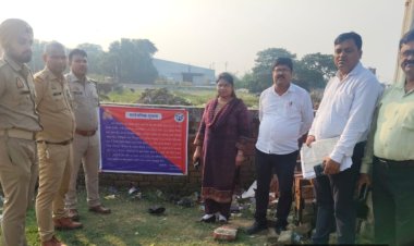 गोरखपुर में गैंगस्टर शाहिद अली की 1.22 करोड़ की जमीन कुर्क, डीएम के आदेश पर कैंट पुलिस की कार्रवाई