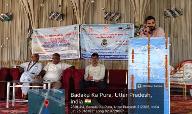 प्रयागराज में जल संरक्षण को लेकर किसानों को किया जागरूक, K.K. सिंह बोले- संरचनाओं की नियमित देखरेख जरूरी