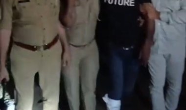 पुलिस मुठभेड़ में शातिर बदमाश गिरफ्तार, पैर में लगी गोली