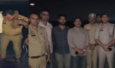 गाजियाबाद में पुलिस मुठभेड़, 10 हजार का इनामी लुटेरा गिरफ्तार; पैर में लगी गोली