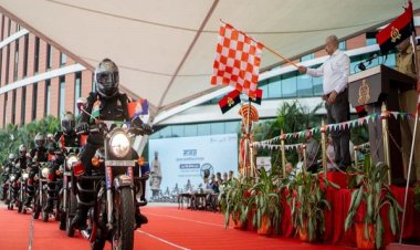 नशे के खिलाफ देशव्यापी जागरूकता अभियान, DGP राजीव कृष्ण ने मोटरसाइकिल रैली को दिखाई हरी झंडी