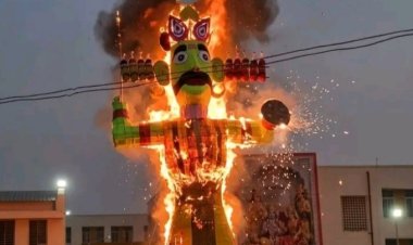 झाबुआ: अव्यवस्थाओं की भेंट चढ़ा थांदला का रावण मेला, समय से पहले रावण दहन पर भड़के लोग