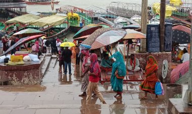 वाराणसी में बारिश ने रोकी रफ्तार! 24 घंटे से बूंदाबांदी, पारा 8.5 डिग्री लुढ़का