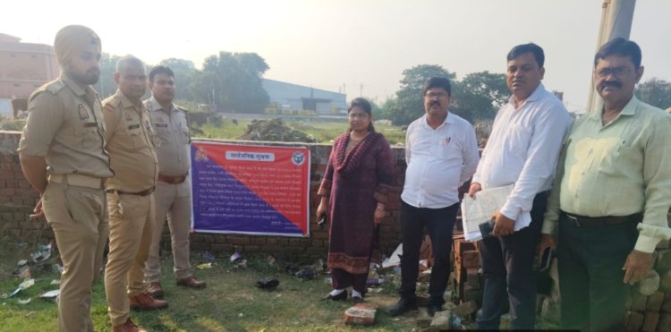 गोरखपुर में गैंगस्टर शाहिद अली की 1.22 करोड़ की जमीन कुर्क, डीएम के आदेश पर कैंट पुलिस की कार्रवाई