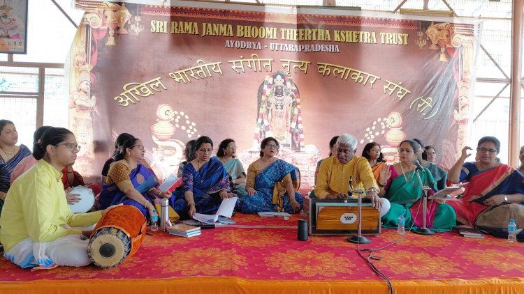 रामलला के दरबार में महाराष्ट्र की 52 मातृशक्तियों ने की राम स्तुति, यज्ञशाला में गूंजे भक्ति के स्वर