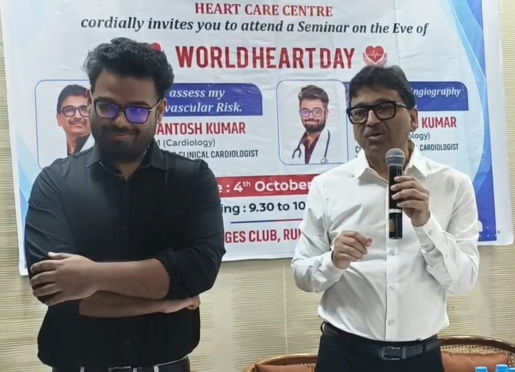 हार्ट अटैक से पहले ही मिल सकते हैं खतरे के संकेत, समय रहते जांच और बचाव जरूरी: डॉ. संतोष कुमार