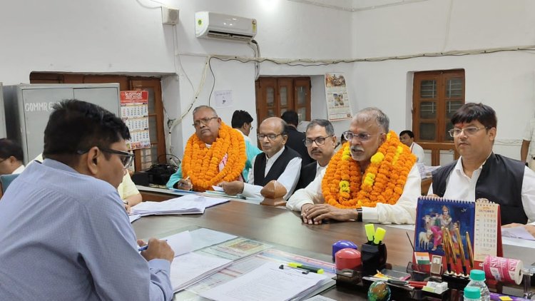 शिक्षक एमएलसी चुनाव के नामांकन में कड़ी सुरक्षा, चप्पे-चप्पे पर पुलिस की निगरानी