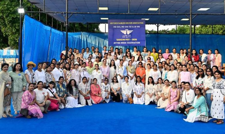 प्रयागराज के बमरौली एयरफोर्स में संगिनी फेस्ट से मिला महिला उद्यमियों को मंच