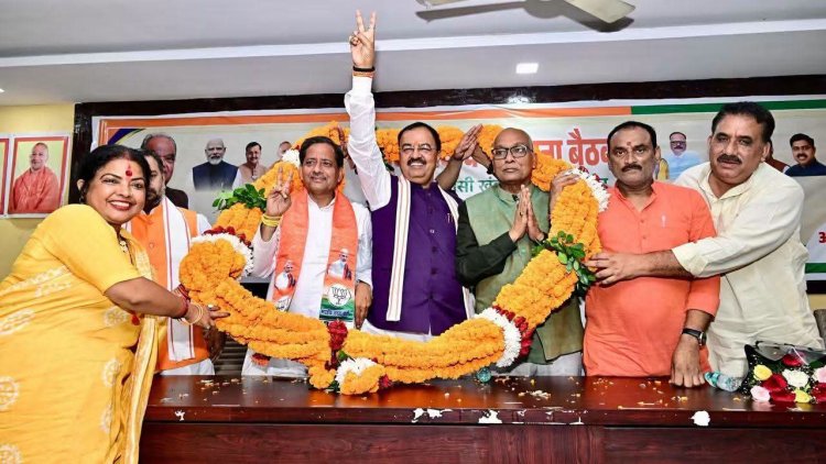 स्नातक चुनाव में पूरी मेहनत से जुटें कार्यकर्ता, मतदाताओं को मतदान के लिए करें प्रेरित : केशव मौर्य